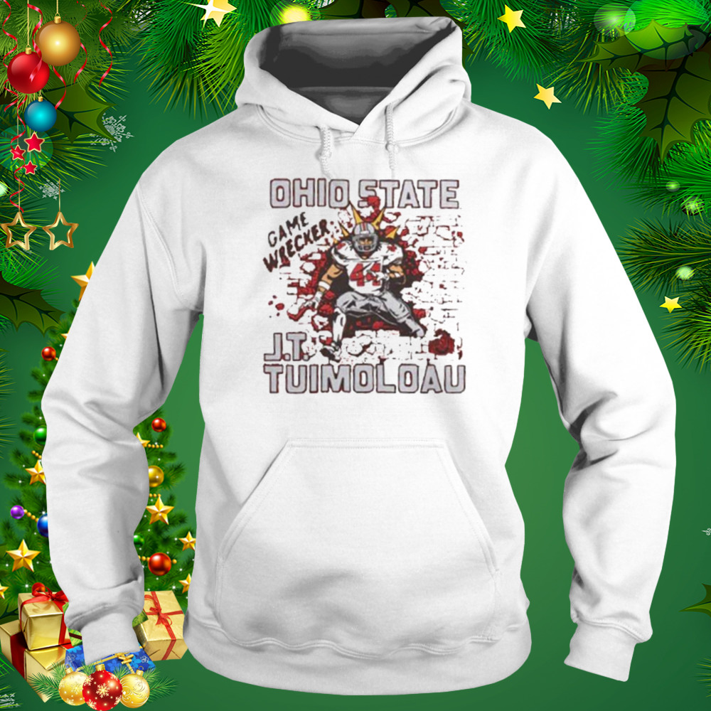 Ohio State J.T. Tuimoloau Game Wrecker Shirt 4 Hoodie shirt