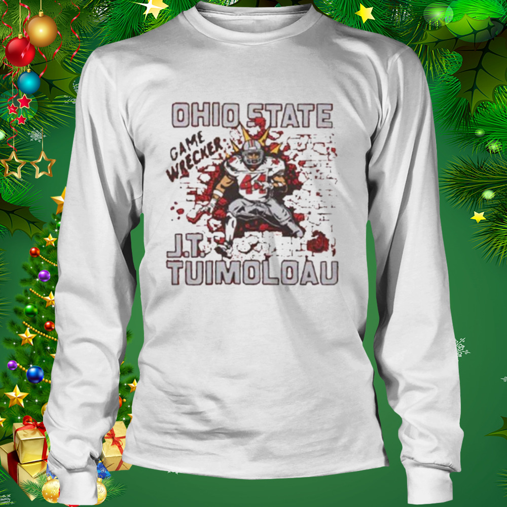 Ohio State J.T. Tuimoloau Game Wrecker Shirt 3 Longsleeve shirt