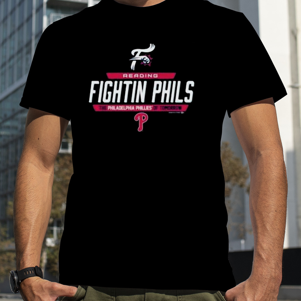 Reading Fightin Phils Fightins Navy Affiliate Phillies Shirt