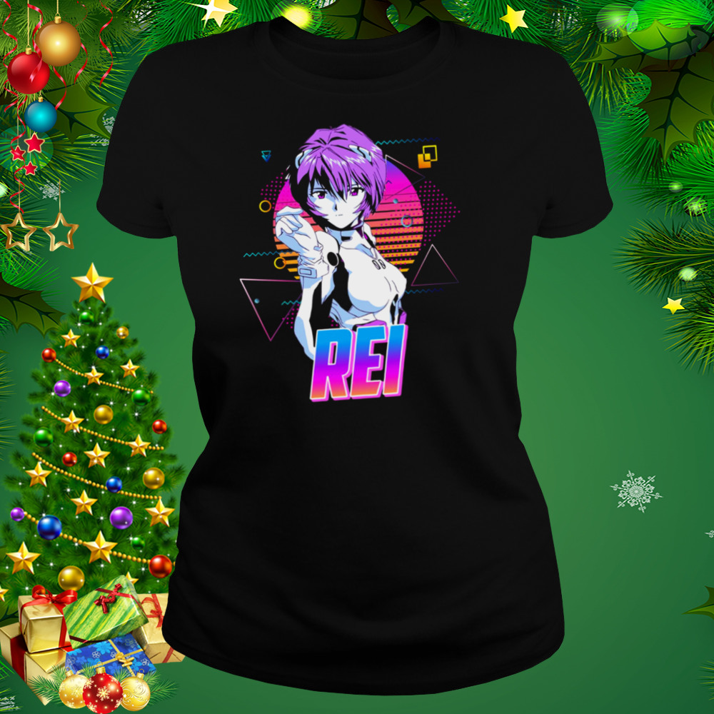 Retro Art Neon Genesis Evangelion Rei Ayanami shirt 2 Women's tshirt