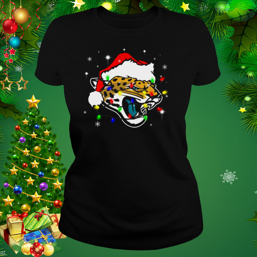 FOCO Jacksonville Jaguars Colorblock Santa Hat