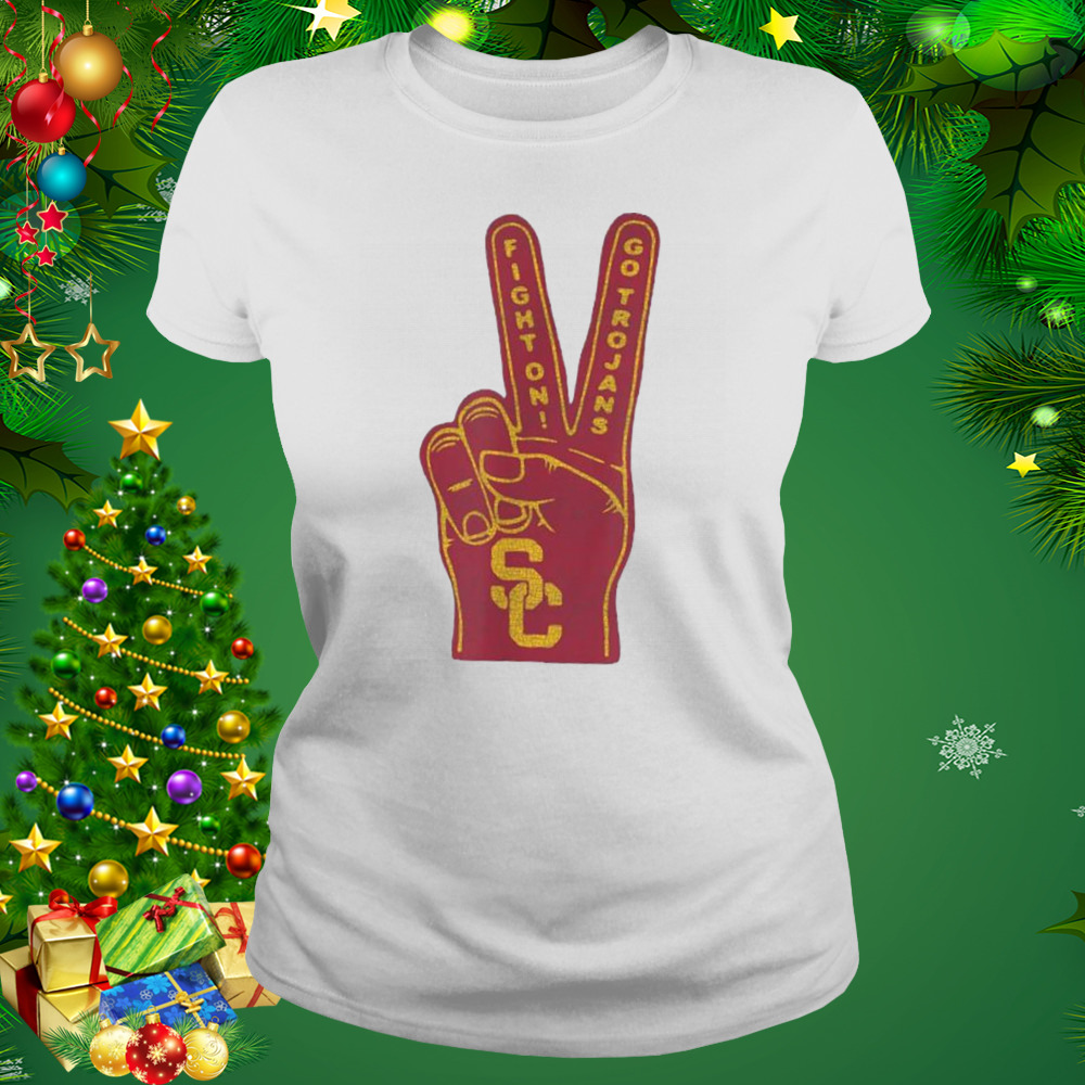USC Trojans Vintage Fight On Logo Shirt 2 Women's shirt