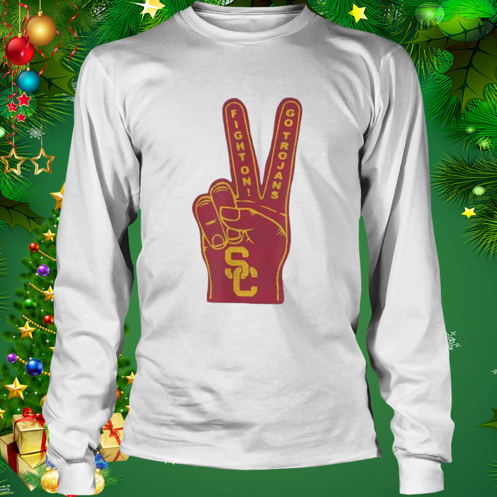 USC Trojans Vintage Fight On Logo Shirt 3 Longsleeve shirt
