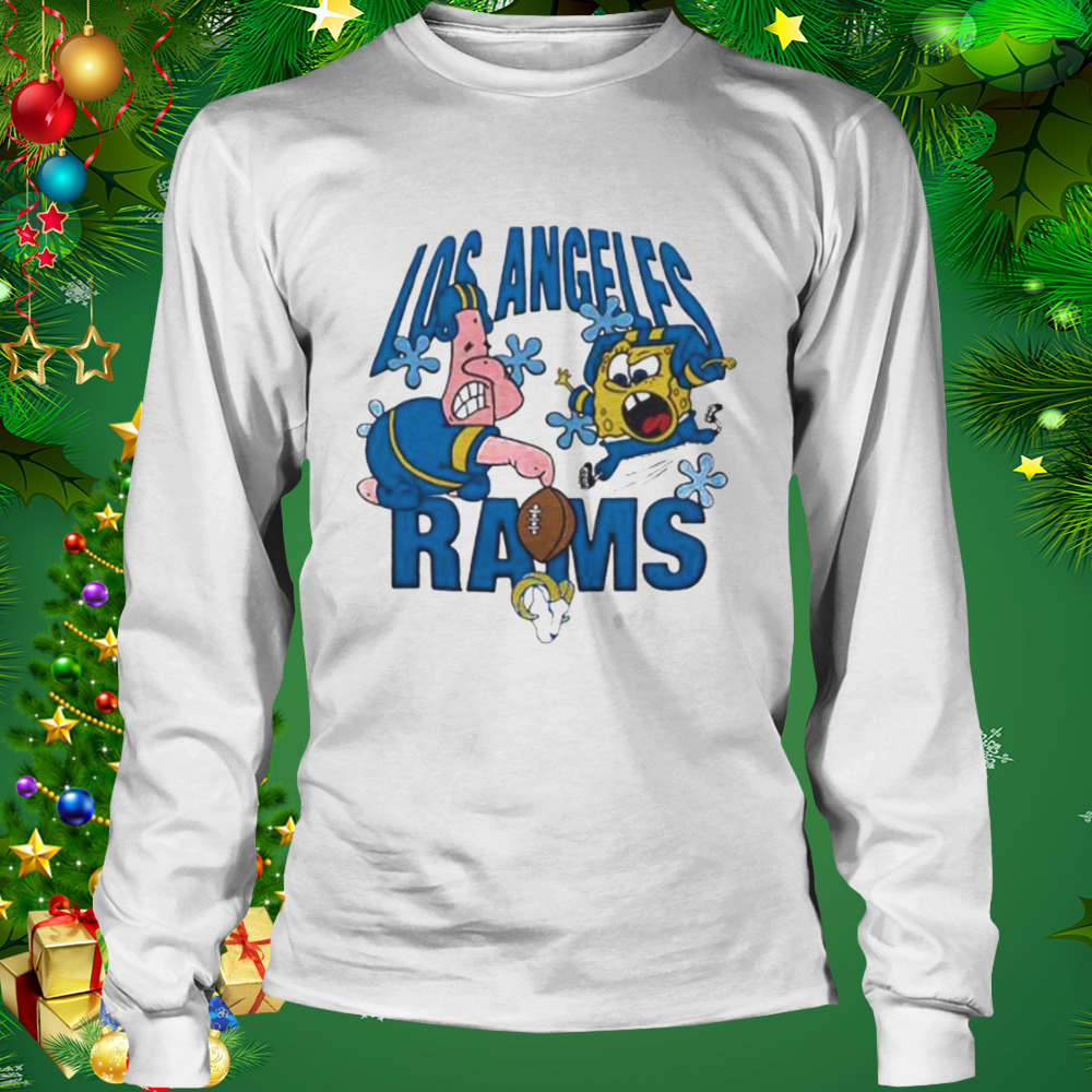 los Angeles Rams SpongeBob and Patrick shirt 3 Longsleeve shirt