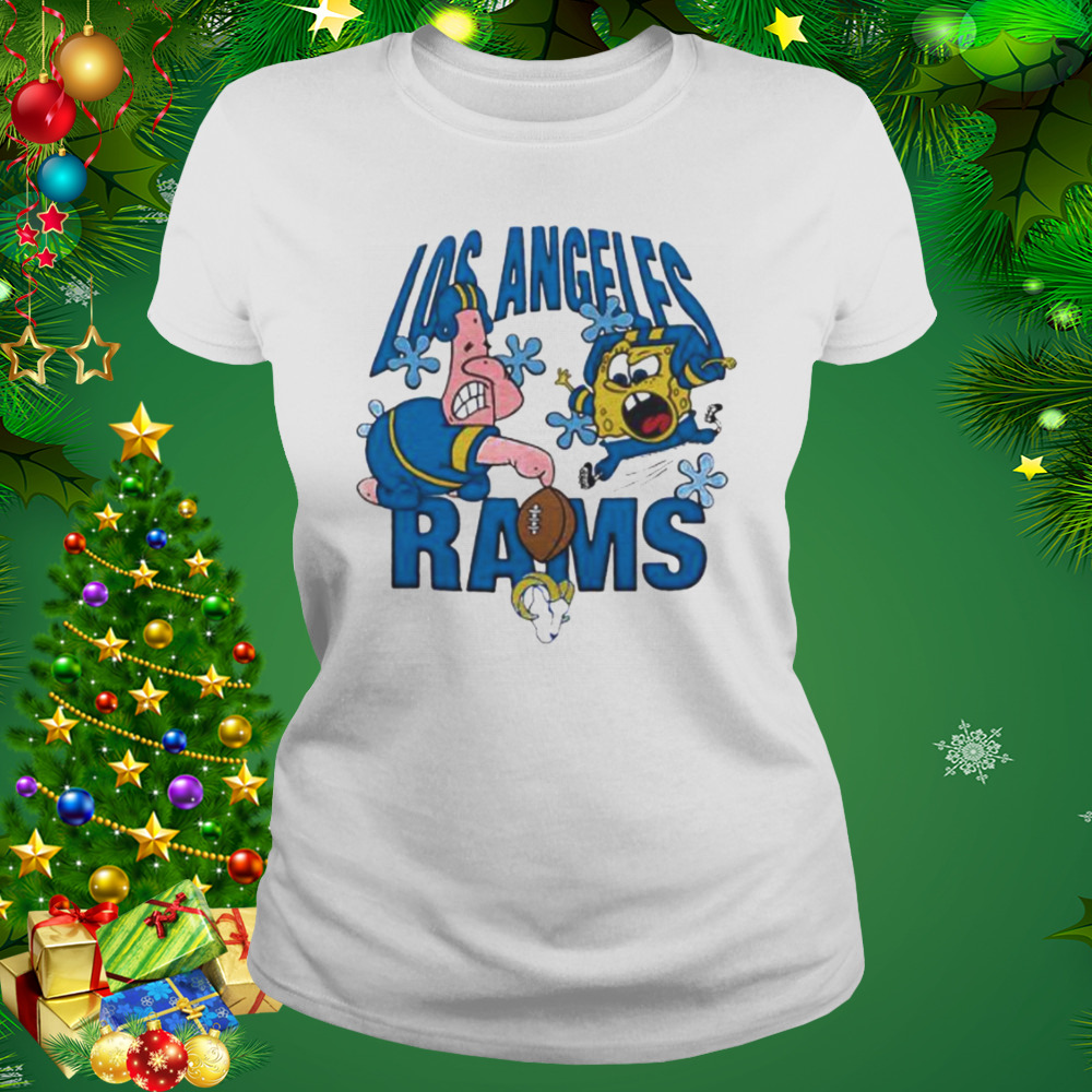 los Angeles Rams SpongeBob and Patrick shirt 2 Women's shirt