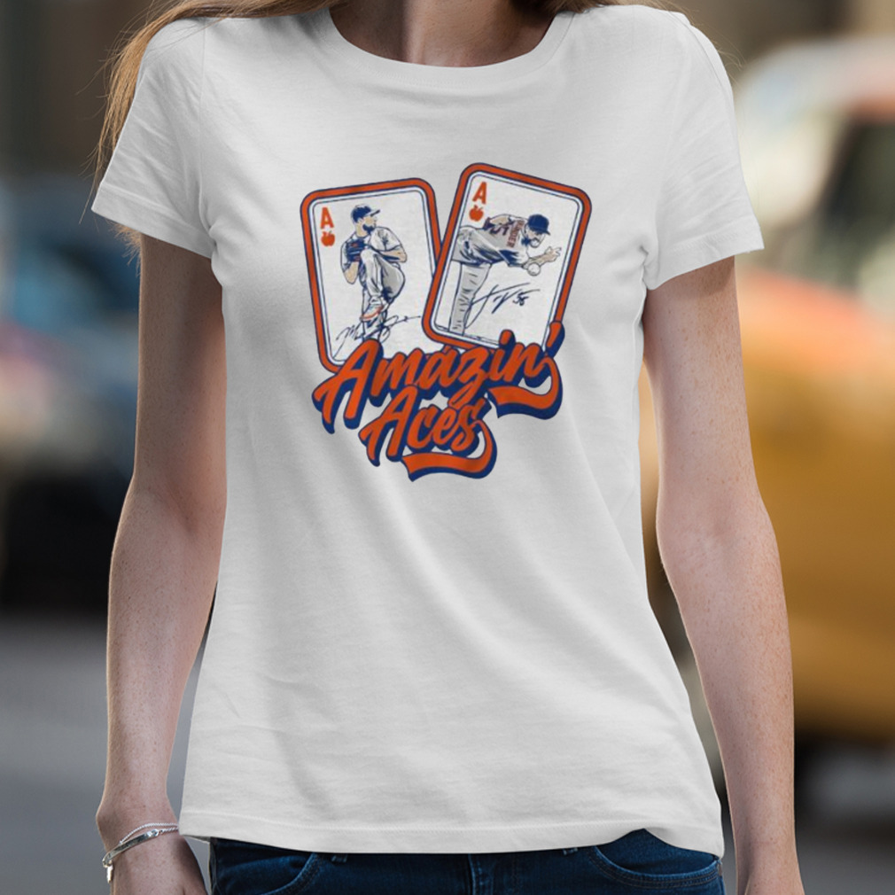 Max Scherzer And Justin Verlander Amazin Aces New York Mets Shirt