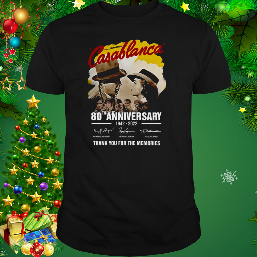 Casablanca Marble Rye 80th Anniversary 1942-2022 shirt