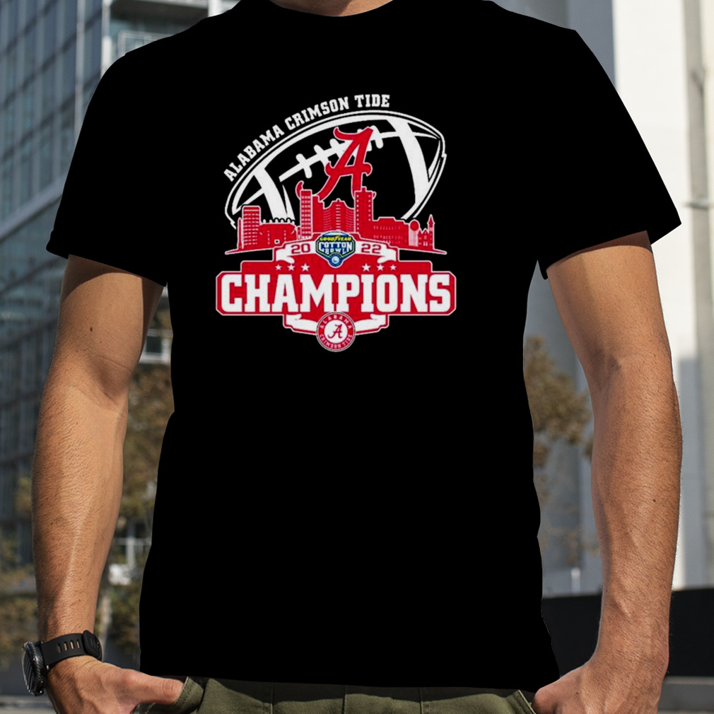 Champion Alabama Crimson Tide Logo Cotton Bowl City 2022 Shirt