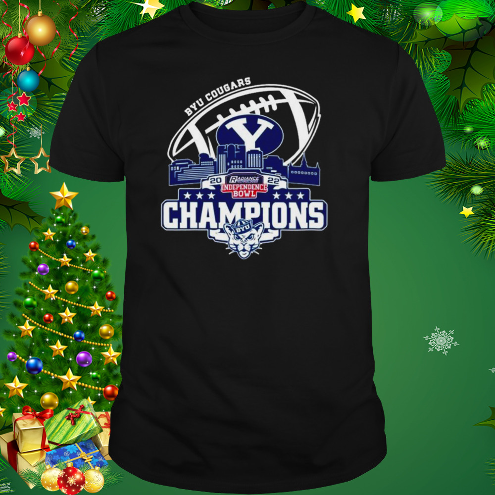 Champion Byu Cougars Logo Independence Bowl City 2022 Shirt