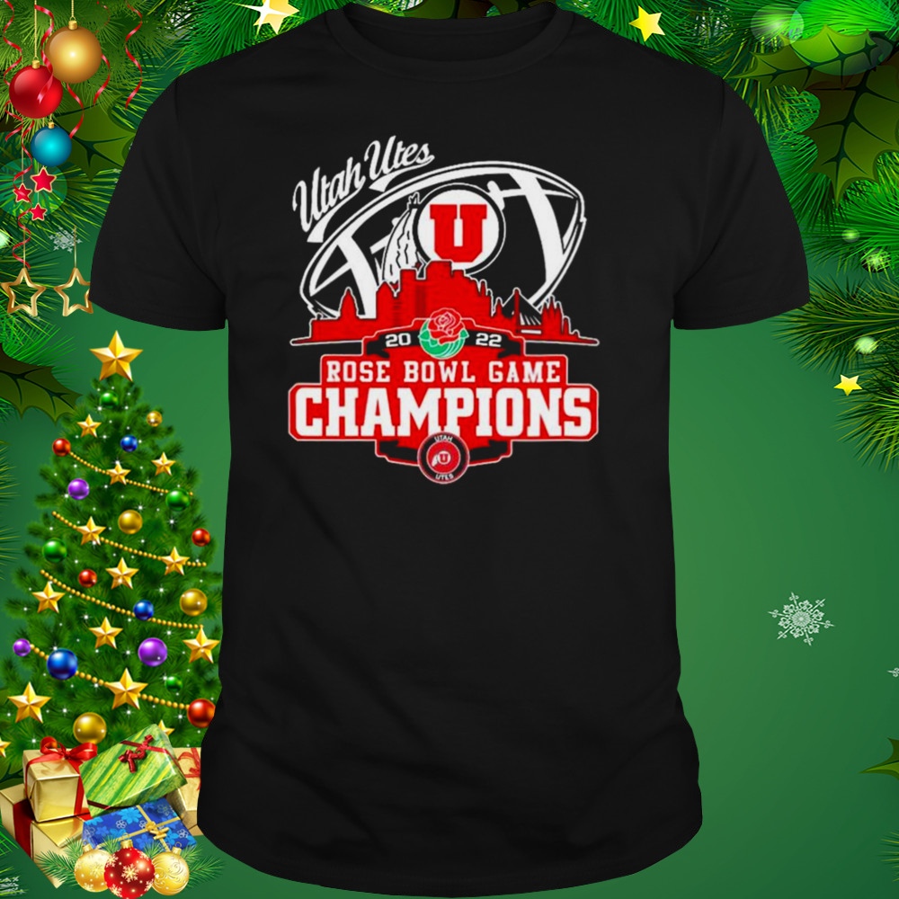 Champion Utah Utes Logo Rose Bowl Game City 2022 Shirt