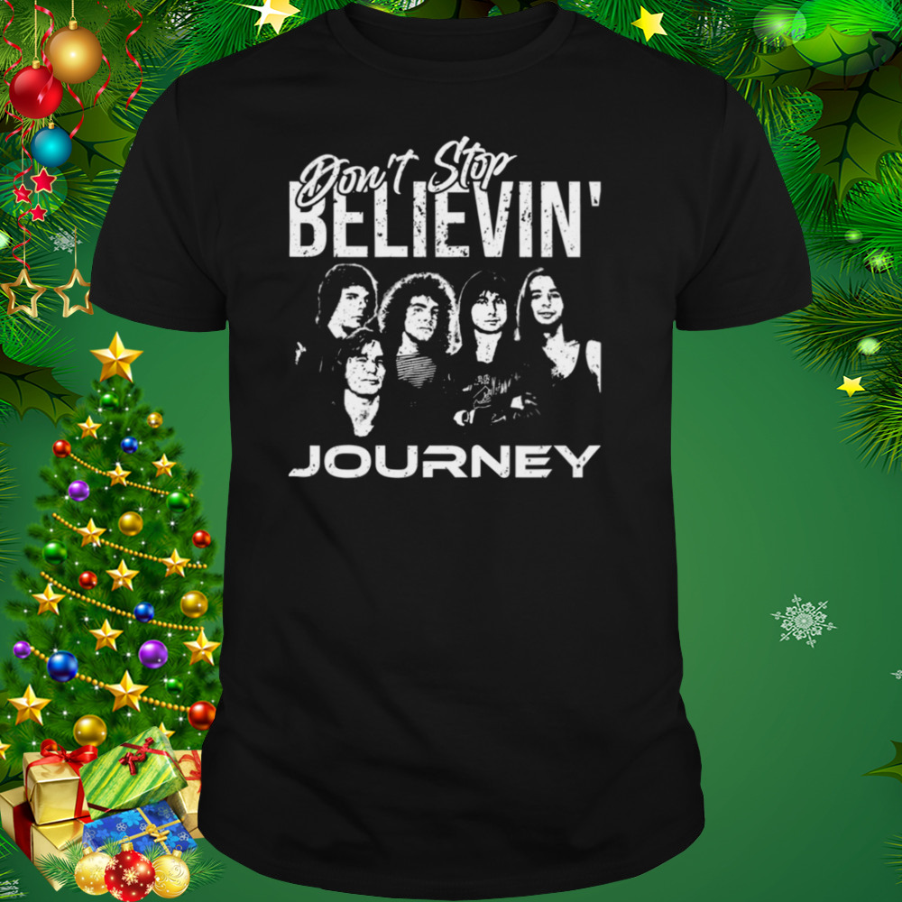 Distressed Journey Rock Band Don’t Stop Believin’ Retro shirt