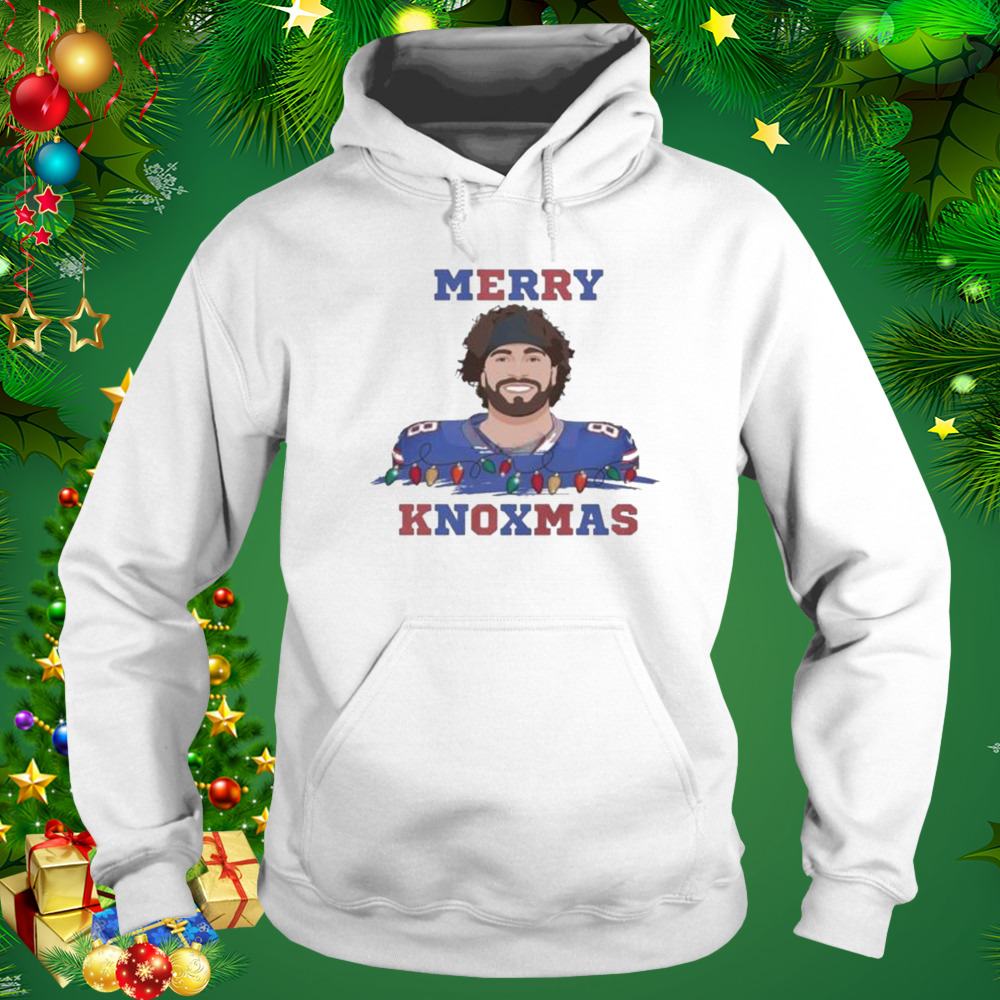 Knoxmas Celebration Buffalo Bills' Dawson Knox Christmas T-Shirt