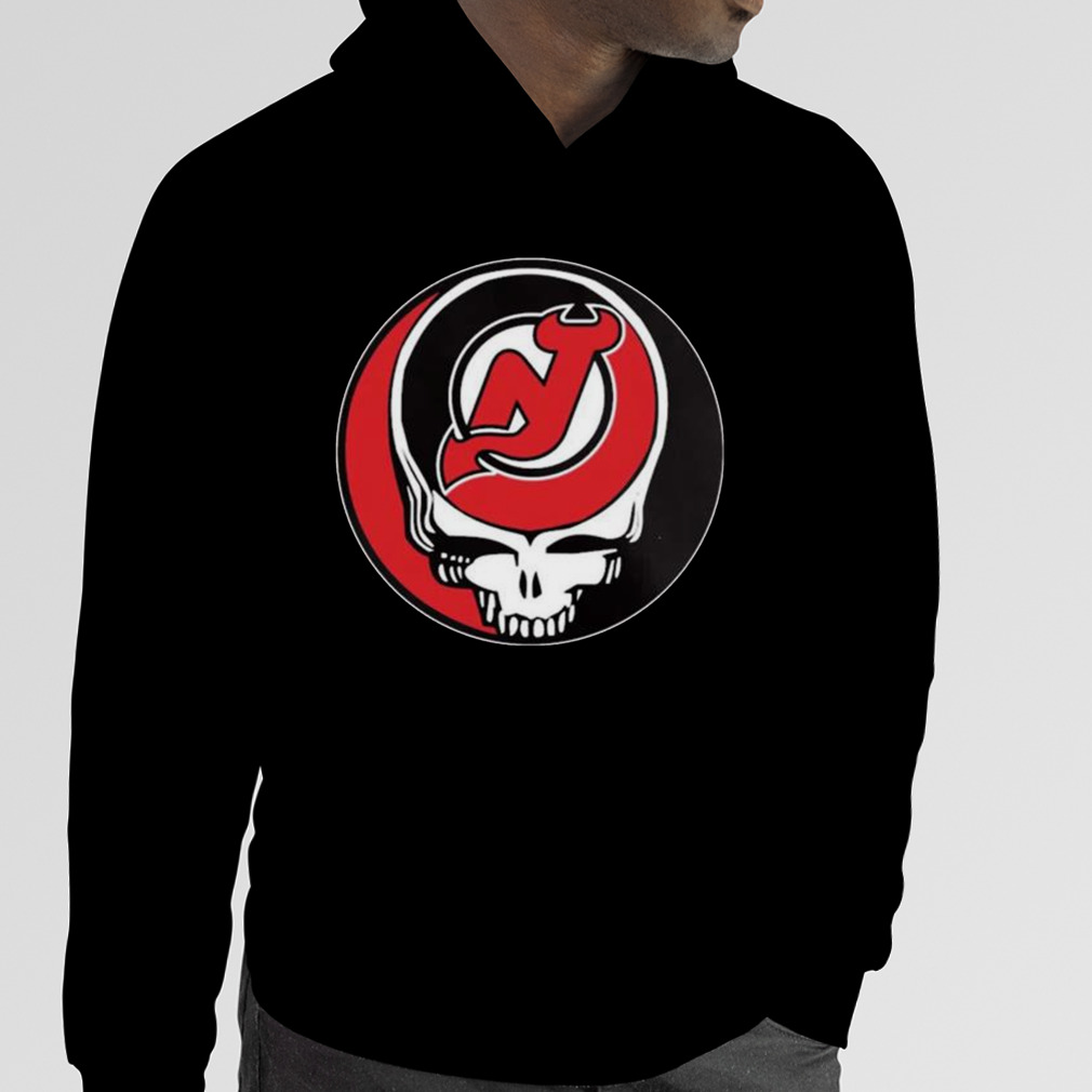 New Jersey Devils Grateful Dead Steal Your Face Hockey NHL Shirt - Bring  Your Ideas, Thoughts And Imaginations Into Reality Today