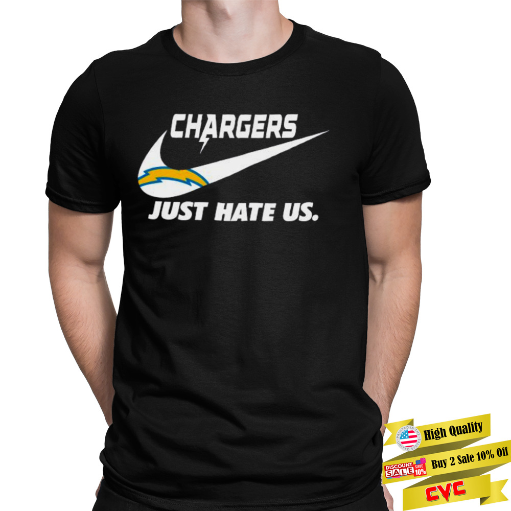 Nike Los Angeles Chargers Hate Us Shirt