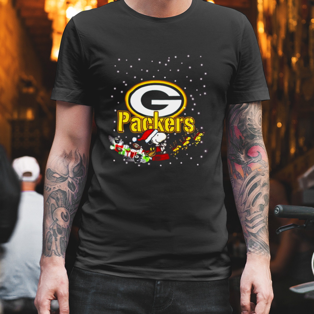 Santa Snoopy Riders Christmas Shirt, Packers Gift, Green Bay Packers  Woodstock Design - Best Gifts For Your Loved Ones