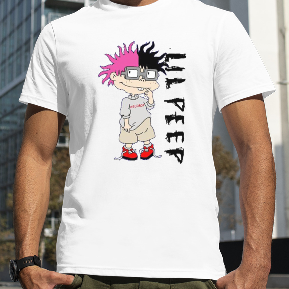 Smurf Rugrats Lil Peep Hellboy shirt
