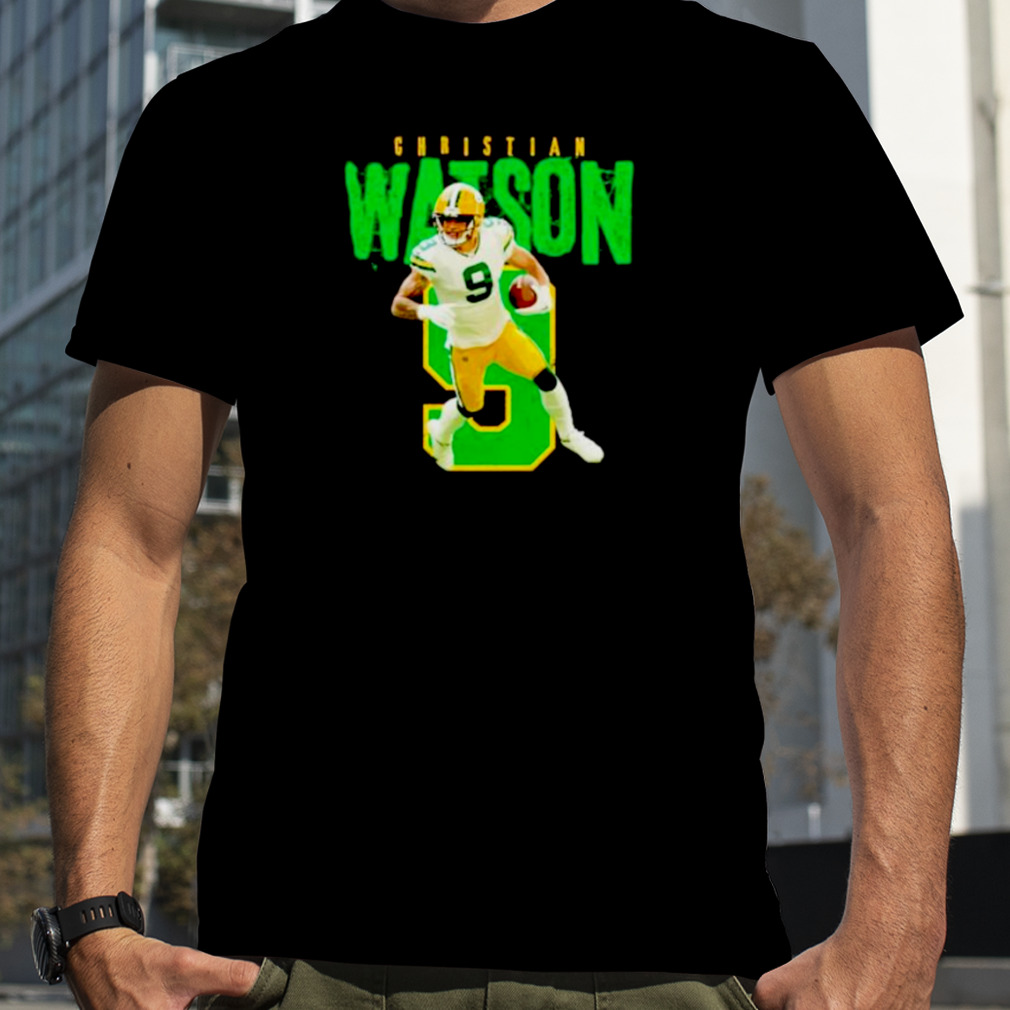 Green Bay Packers Christian Watson #9 Football Player T-Shirt Gift