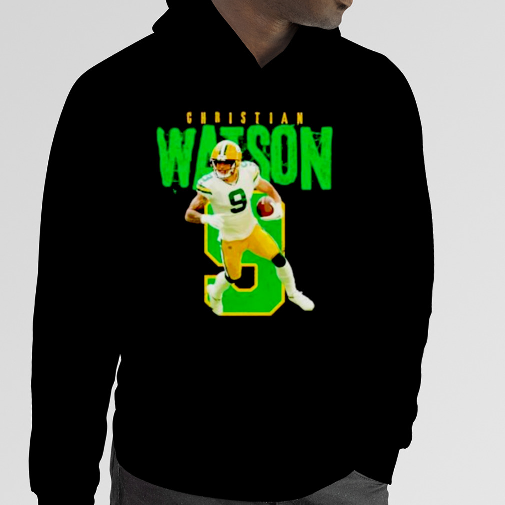 Green Bay Packers Christian Watson #9 Football Player T-Shirt Gift