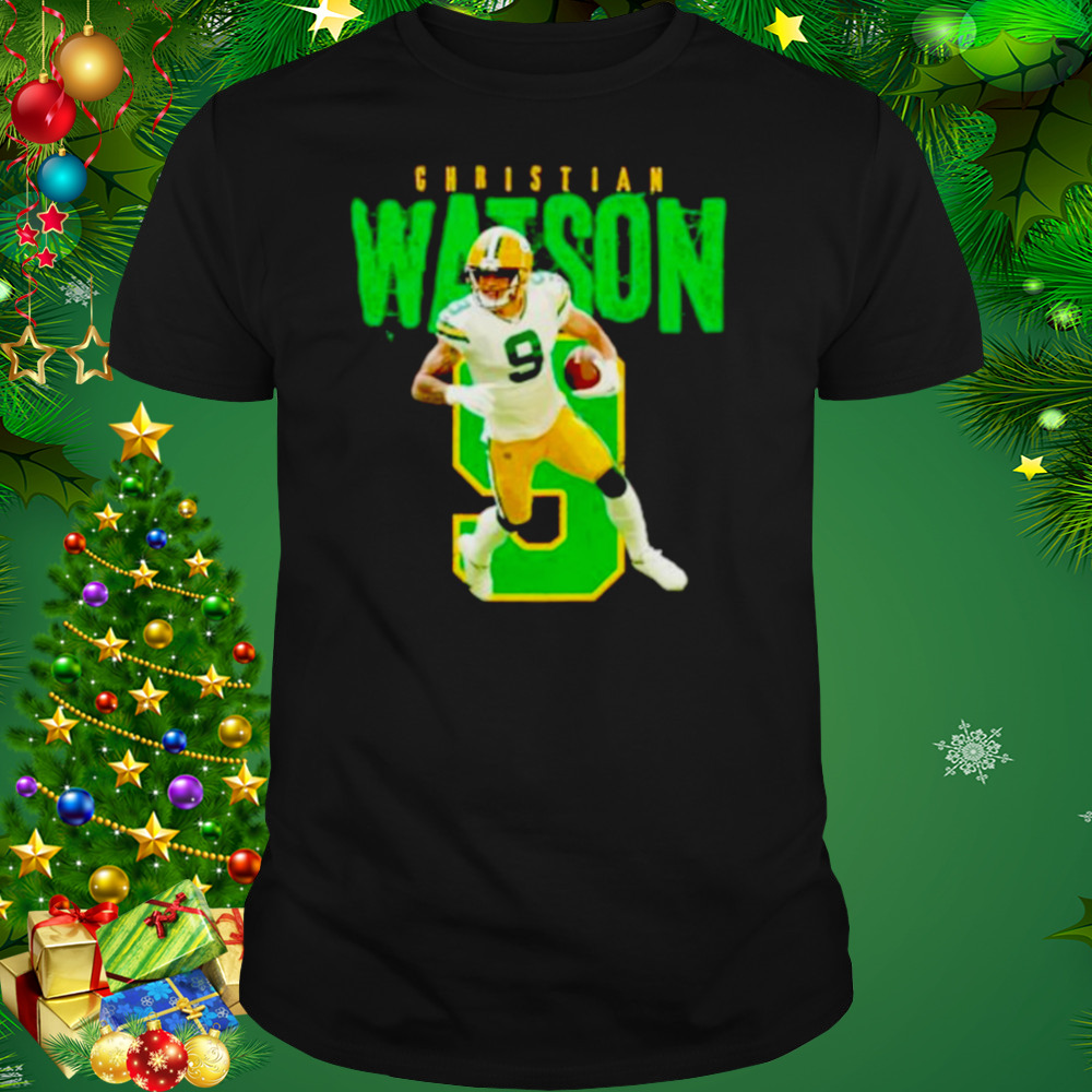 christian Watson Green Bay Packers number 9 shirt