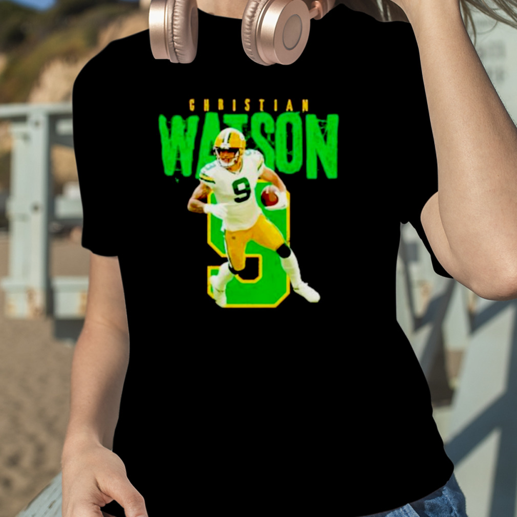 Green Bay Packers Christian Watson #9 Football Player T-Shirt Gift