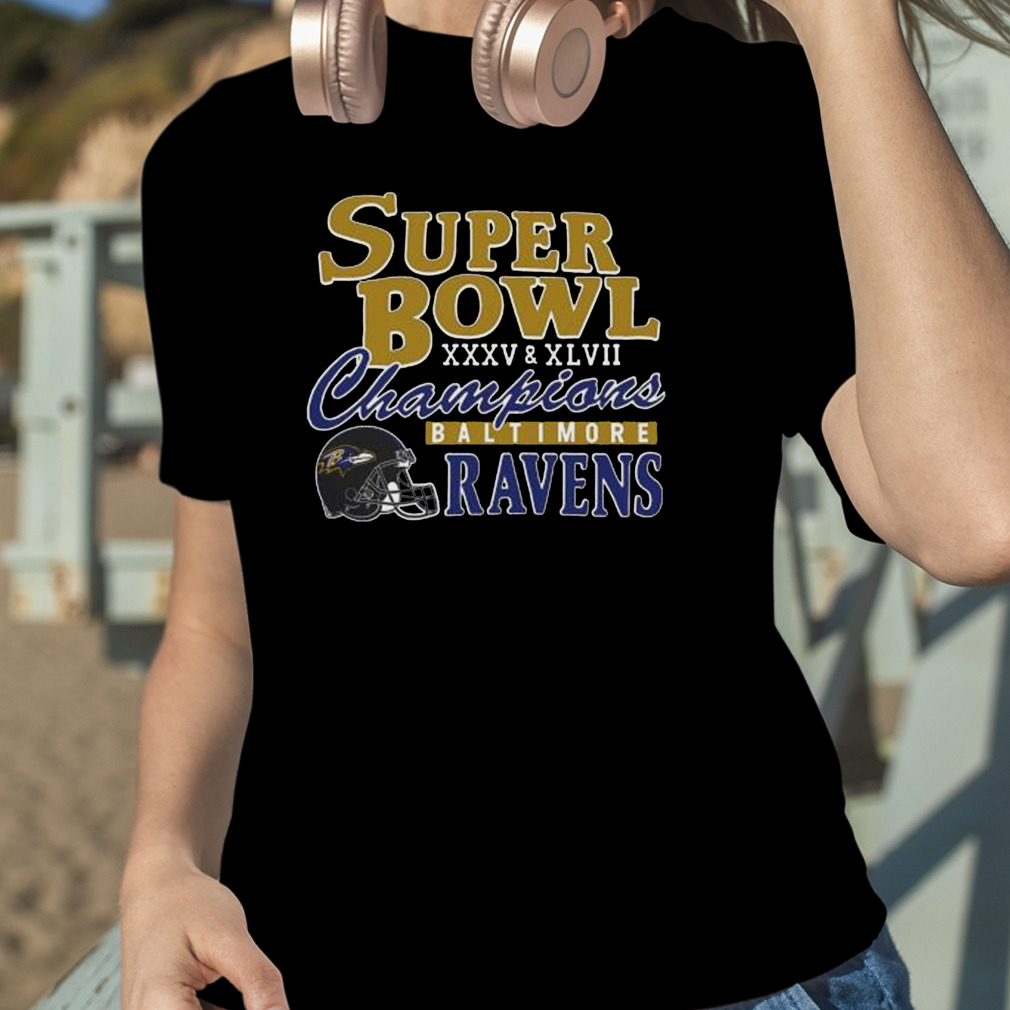 Baltimore Ravens Homage Super Bowl Classics Tri-Blend Shirt