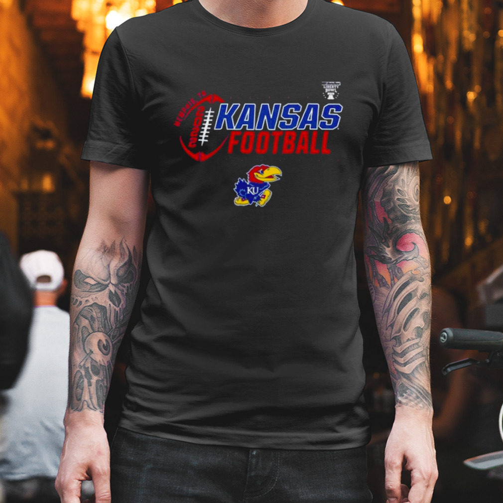Blue 84 Kansas Jayhawks 2022 Liberty Bowl T-Shirt