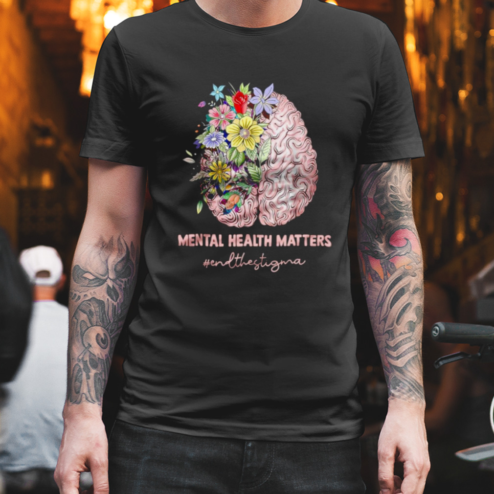 Brain Mental Health Awareness Shirt