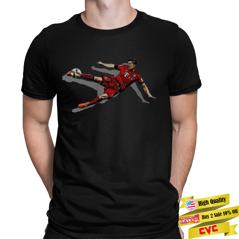 Cool moment Robert Lewandowski design Football t-shirt