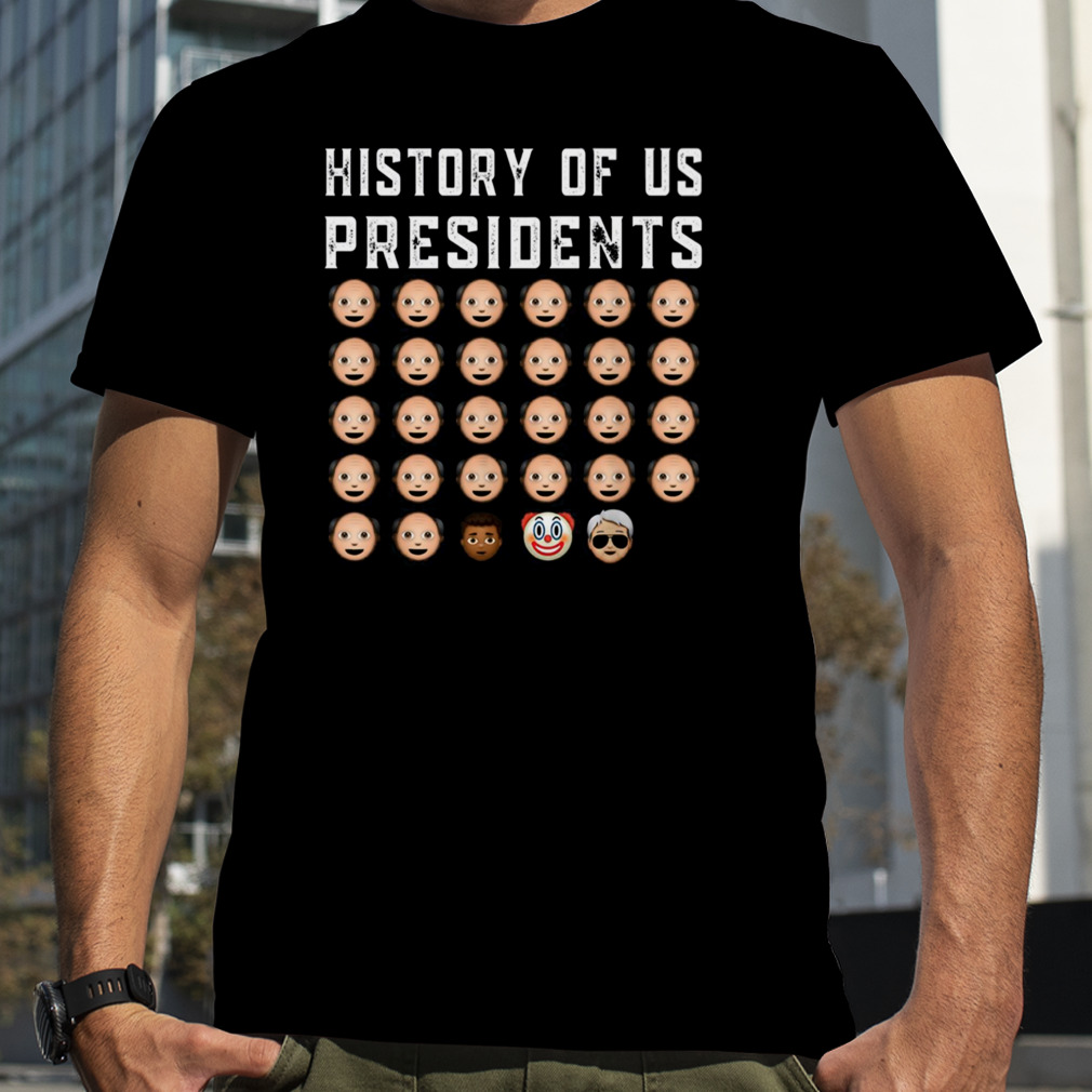 History Of Us Presidents Emoji shirt