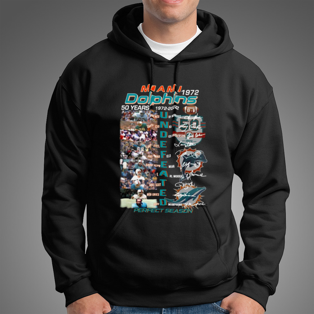 Miami Dolphins Shop 50 Years And Still The Perfect Team 17-0 Forever  T-Shirt, hoodie, sweater, long sleeve and tank top