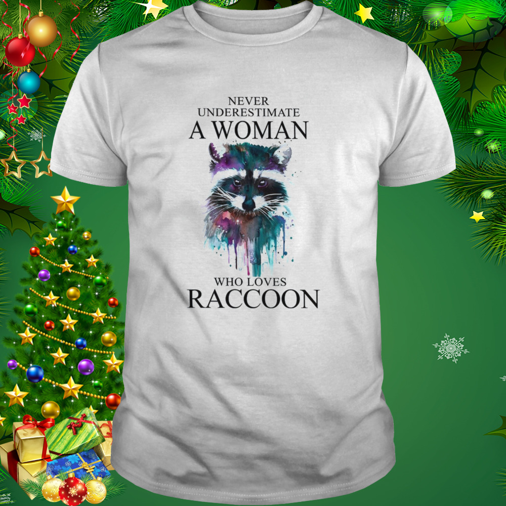 Raccoon Lover Woman Shirt