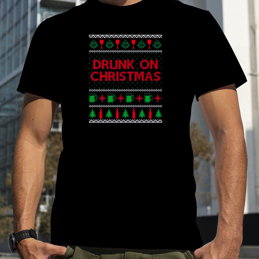 Tyler hilton drunk on ugly Christmas 2022 shirt