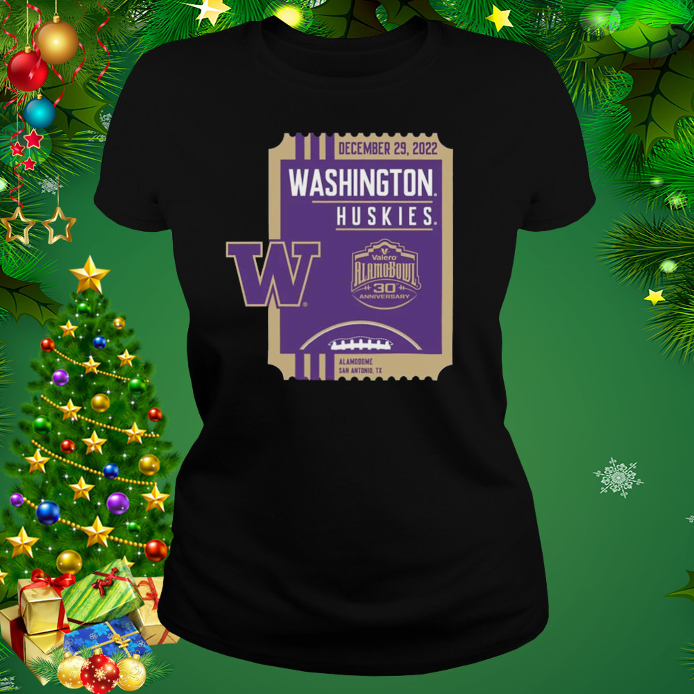 Washington Huskies 2022 Valero Alamo Bowl Bound shirt 2 Women's tshirt