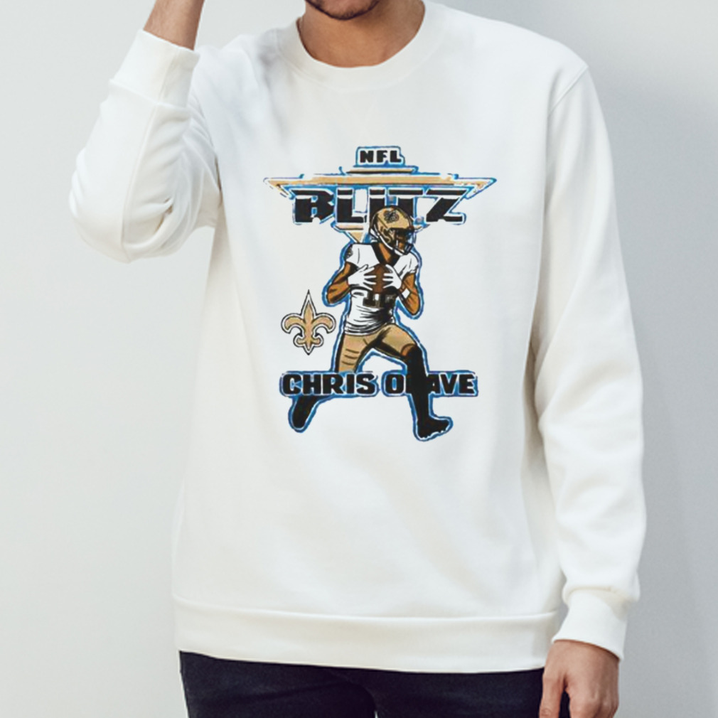 Official nFL Blitz Chris Olave New Orleans Saints shirt, hoodie,  longsleeve, sweatshirt, v-neck tee