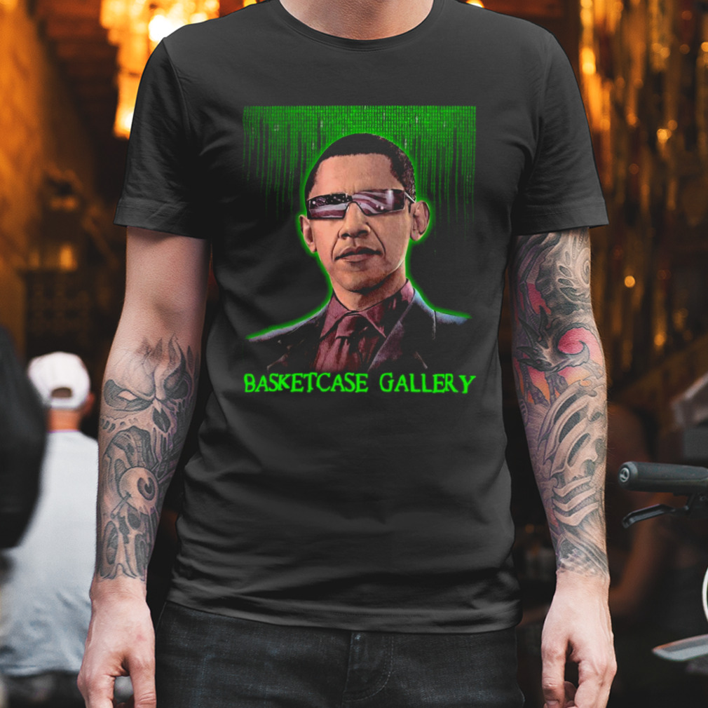 Basketcase gallery tatum’s barack Obama matrix t-shirt