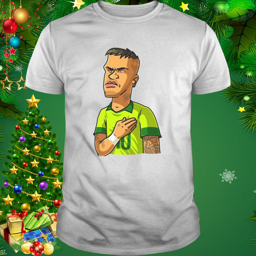 Keep Calm And Support Brazil Funny Meme Neymar shirt