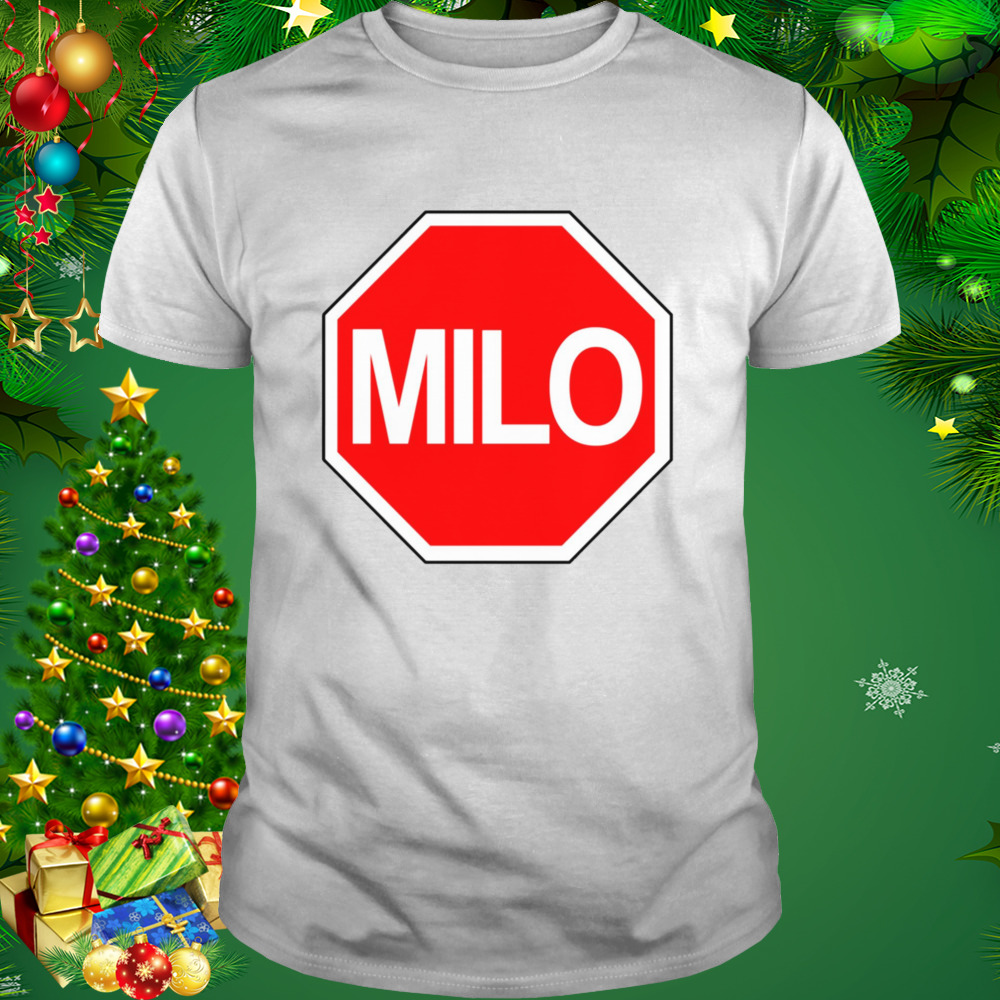 Milo Murphy’s Law Stop Sign shirt