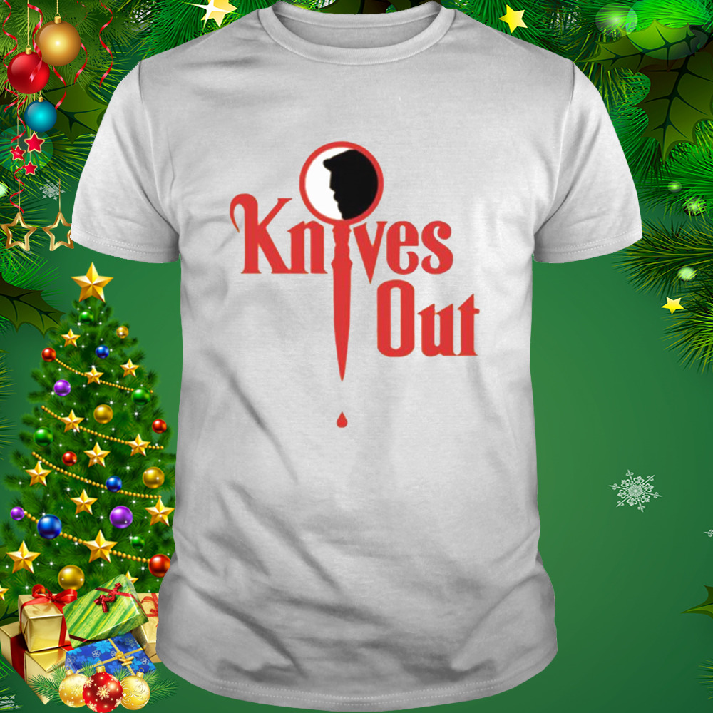 Movie Knives Out Red Design shirt