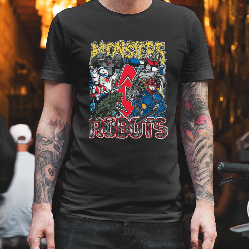 Vintage Monsters Vs Robots shirt