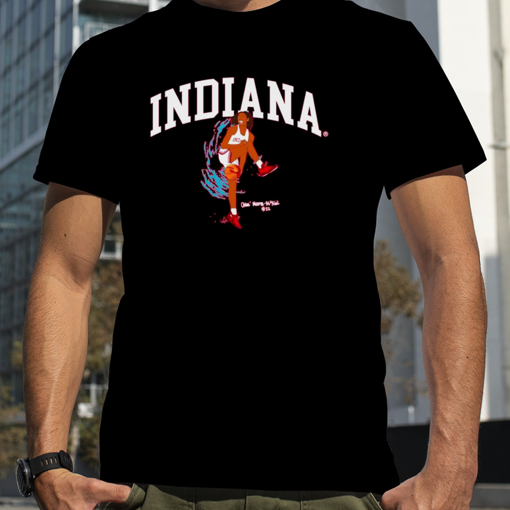 chloe Moore-McNeil Indiana Hoosiers women’s basketball shirt