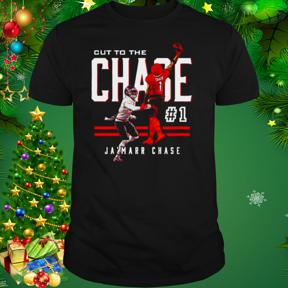 cut to the Chase Ja’Marr Chase Cincinnati Bengals one hand catch shirt