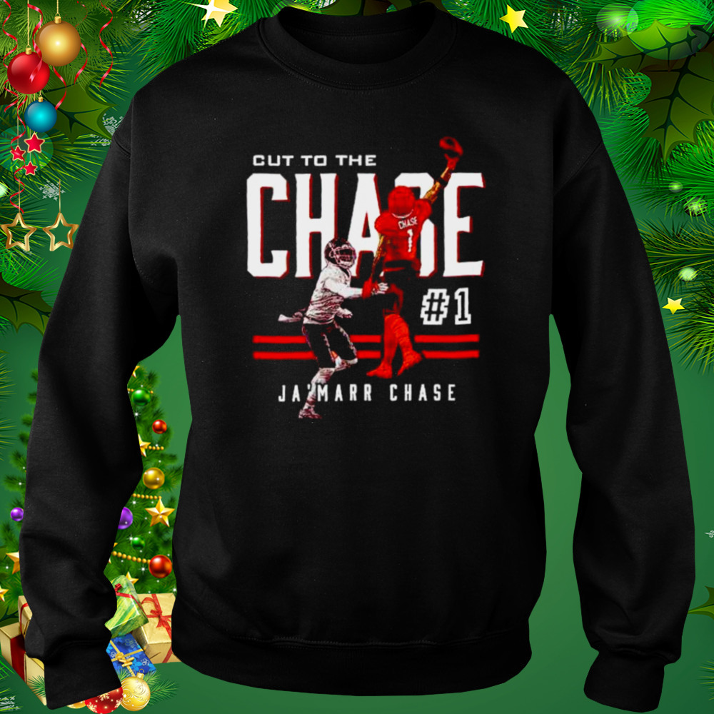 Cut to the Chase Ja'Marr Chase Cincinnati Bengals one hand catch shirt -  Freedomdesign