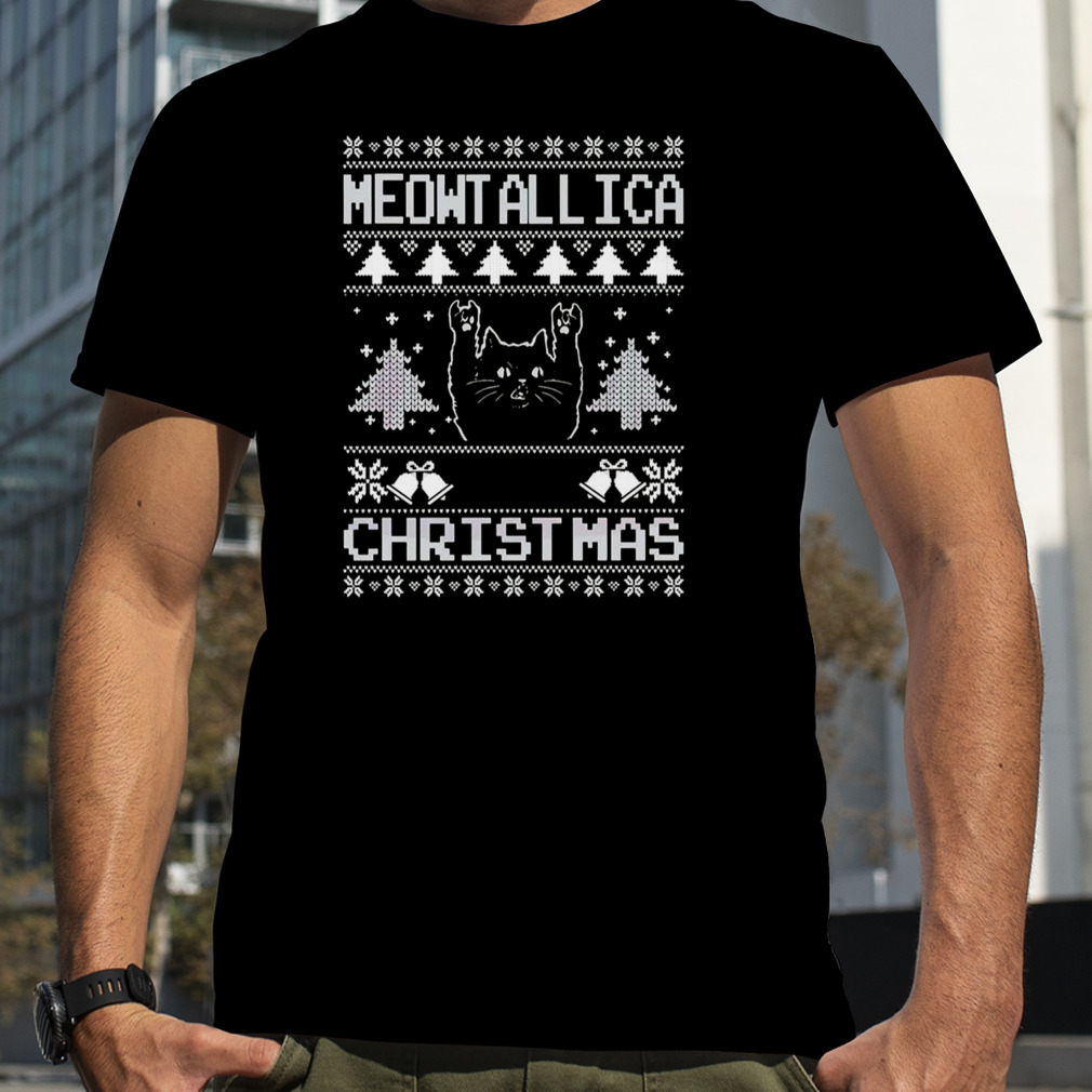 Meowtallica Xmas Ugly Christmas shirt