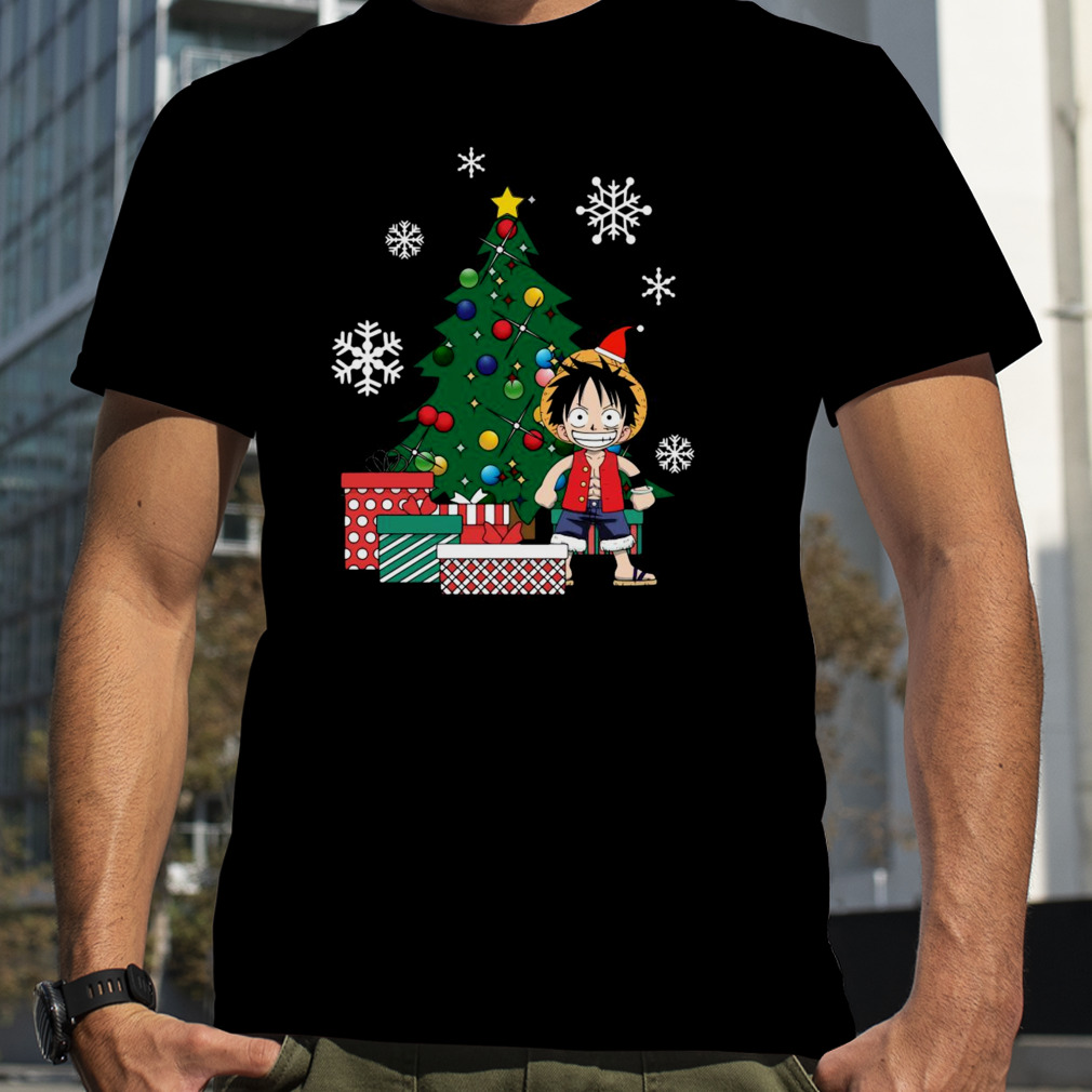 Monkey D Luffy Around The Christmas Tree One Piece 2022 shirt