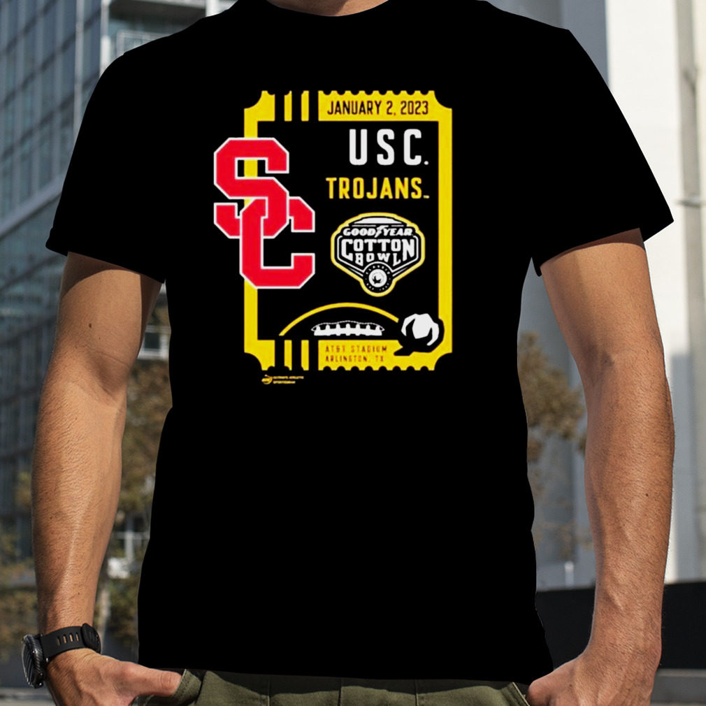 USC Trojans January 2 2023 Goodyear Cotton Bowl Shirt