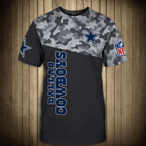 Dallas Cowboys Military 3D Tshirt