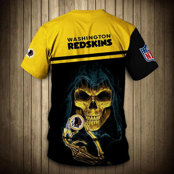 Washington Redskins Hand Skull 3D T-shirt
