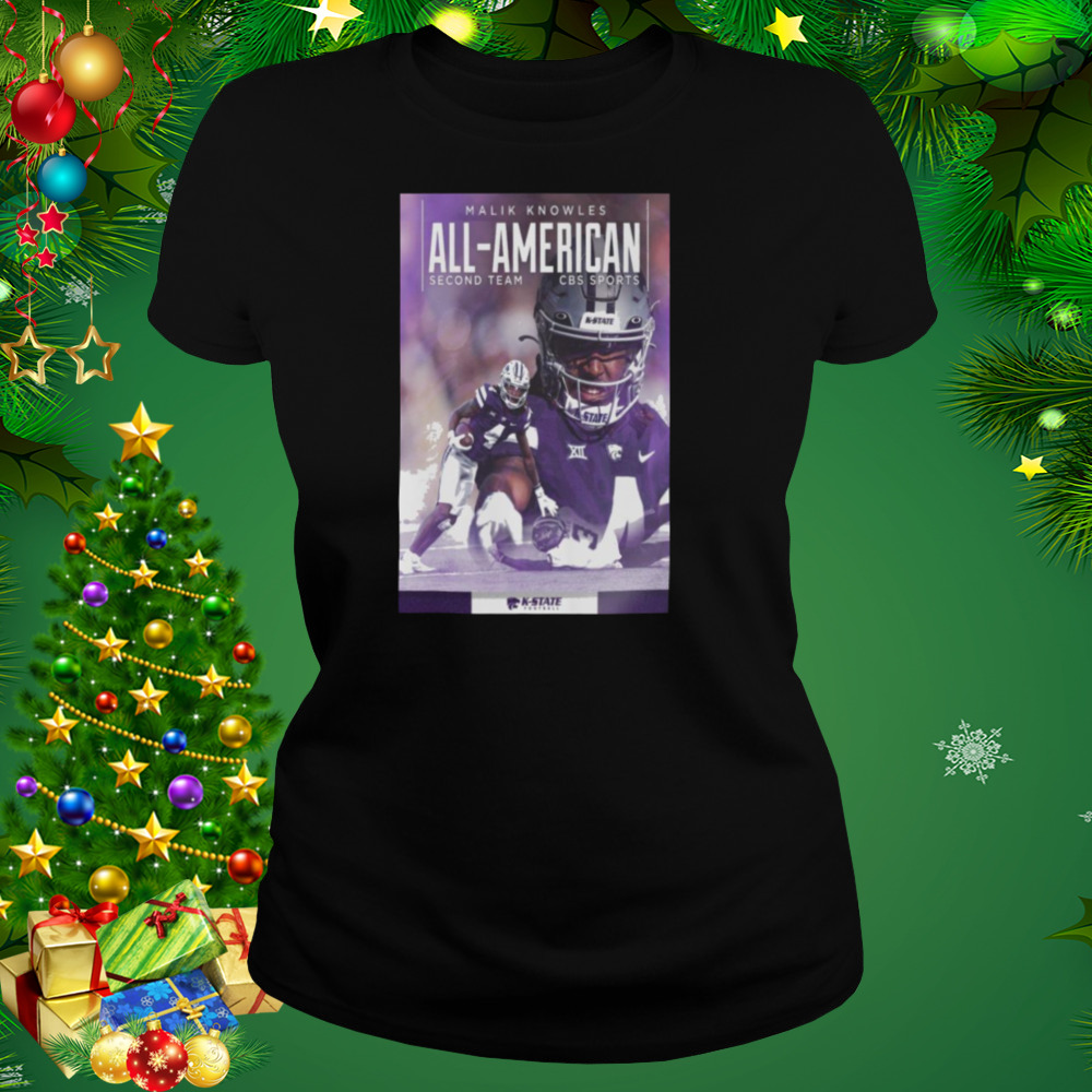 kansas State CBS Sports Malik Knowles All American Second Team Poster shirt 2 Women's tshirt