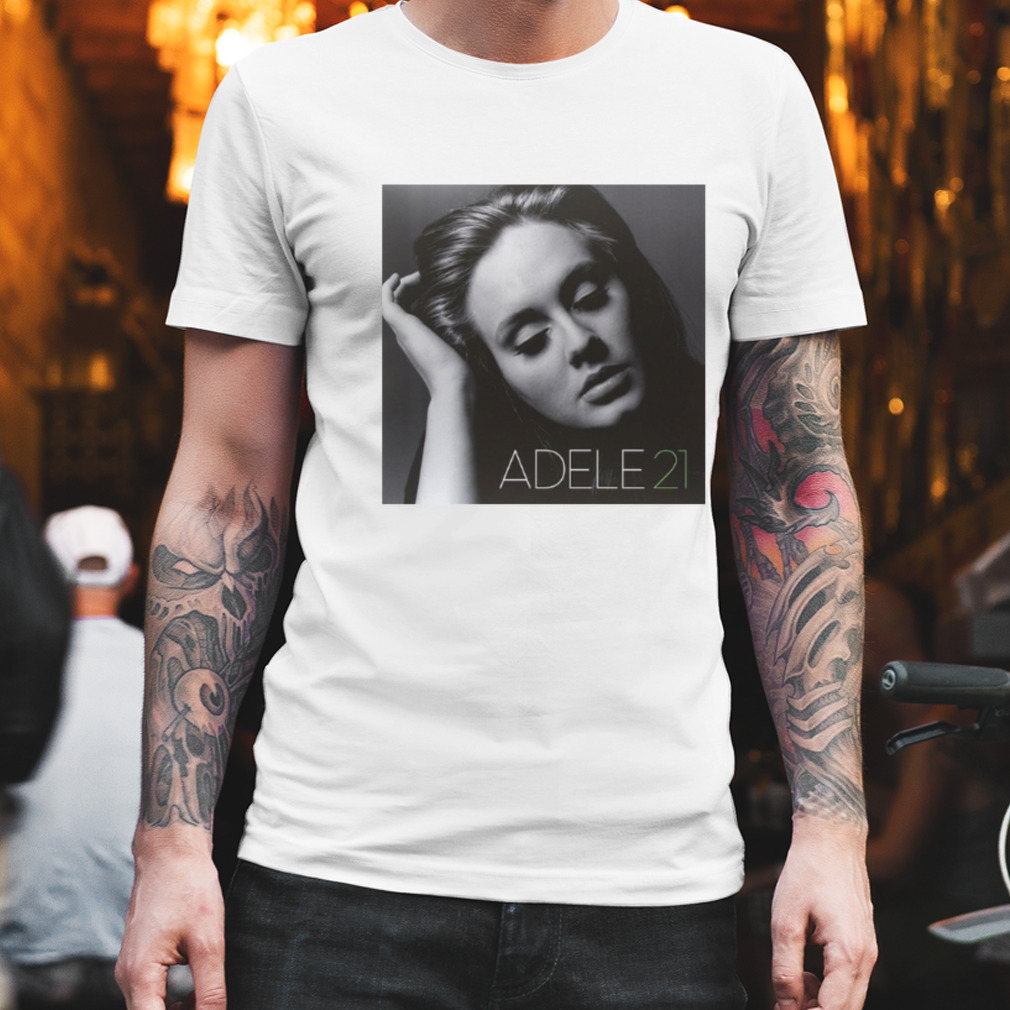 Adele 21 Gray Album Cover shirt