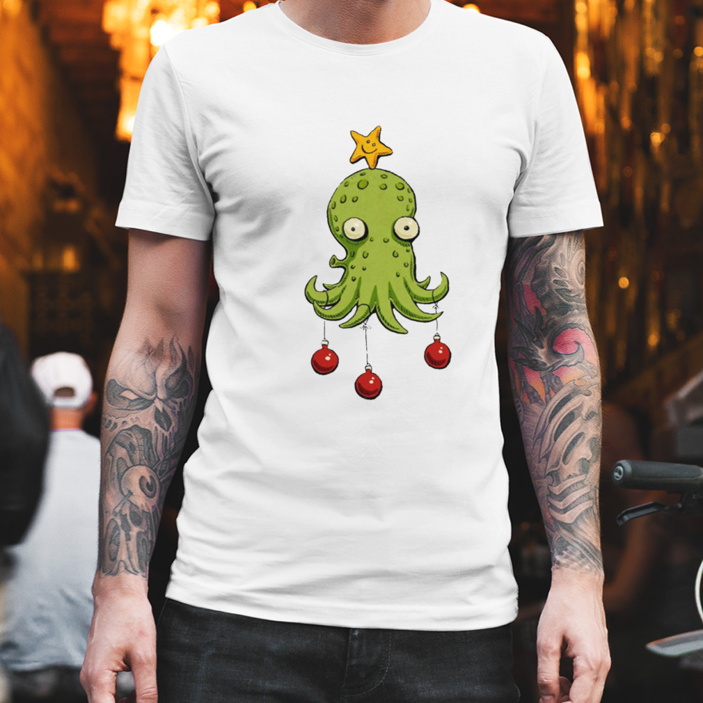 Christmas Cephalopod Octopus shirt